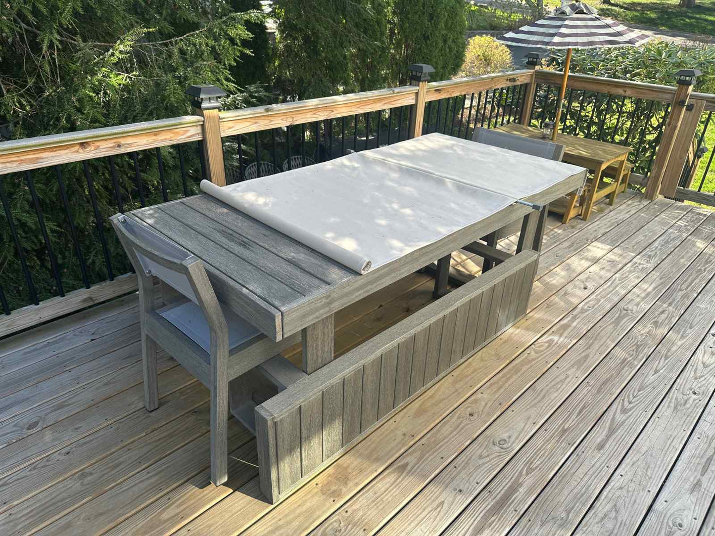 Easy On Outdoor Table Cover